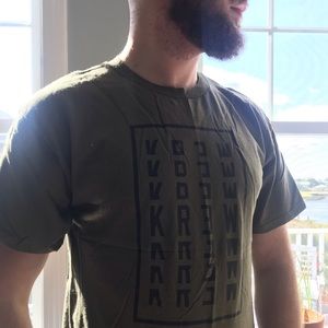 Kr3w repeating logo tee (Large)